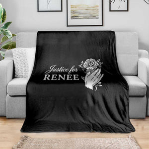 Justice for Renee Throw Blanket Floral Rose Memorial Minneapolis Jane 8 2026 Tribute TS02 Print Your Wear