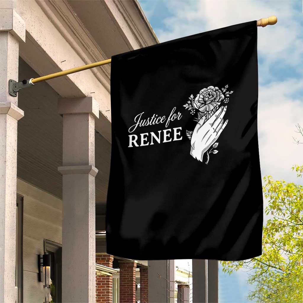 Justice for Renee Garden Flag Floral Rose Memorial Minneapolis Jane 8 2026 Tribute TS02 Print Your Wear