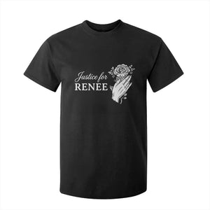 Justice for Renee T Shirt For Kid Floral Rose Memorial Minneapolis Jane 8 2026 Tribute TS02 Black Print Your Wear