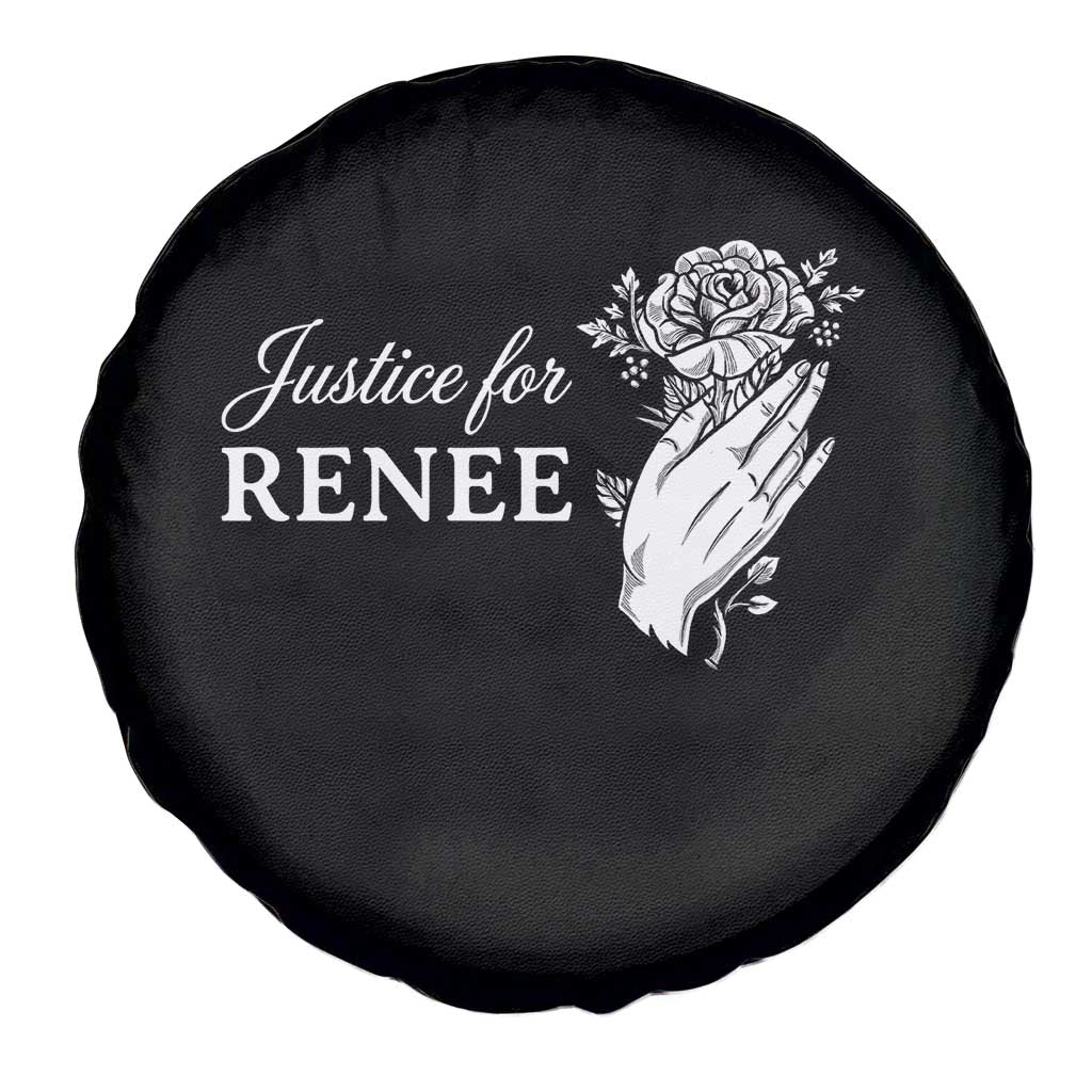 Justice for Renee Spare Tire Cover Floral Rose Memorial Minneapolis Jane 8 2026 Tribute TS02 Print Your Wear