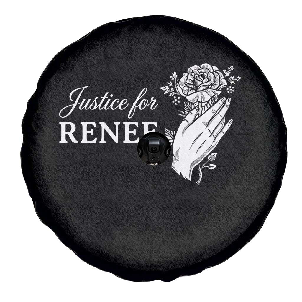Justice for Renee Spare Tire Cover Floral Rose Memorial Minneapolis Jane 8 2026 Tribute TS02 Print Your Wear