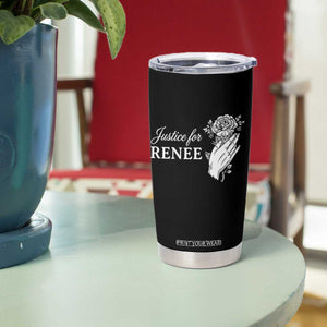 Justice for Renee Tumbler Cup Floral Rose Memorial Minneapolis Jane 8 2026 Tribute TS02 Print Your Wear