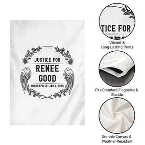 Justice for Renee Good Garden Flag Minneapolis January 8 2026 Tribute Memorial Wreath TS02 Print Your Wear