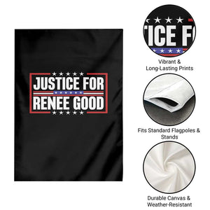 Justice for Renee Good Patriotic Garden Flag Minneapolis Jan 8 2026 Memorial Red White and Blue TS02 Print Your Wear