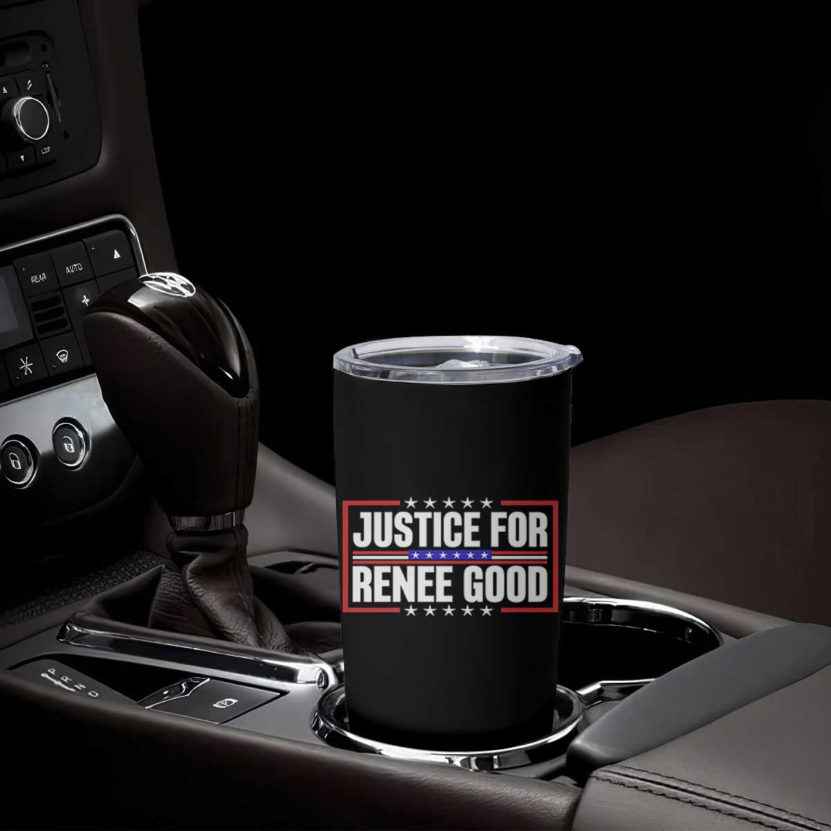 Justice for Renee Good Patriotic Tumbler Cup Minneapolis Jan 8 2026 Memorial Red White and Blue TS02 Print Your Wear