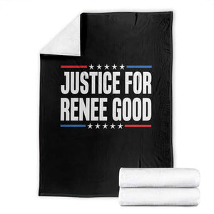 Justice for Renee Good Patriotic Throw Blanket Minneapolis Jan 8 2026 Memorial Tribute TS02 Black Print Your Wear