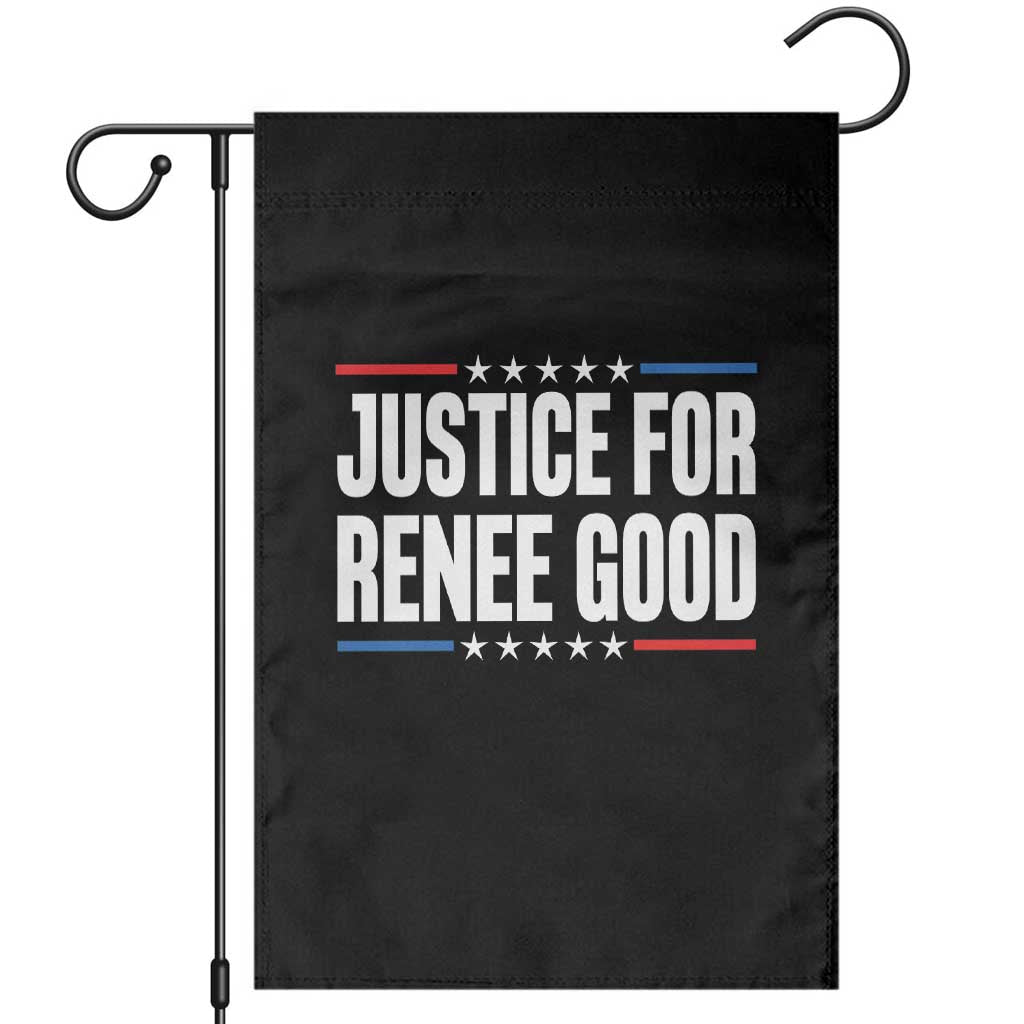 Justice for Renee Good Patriotic Garden Flag Minneapolis Jan 8 2026 Memorial Tribute - Print Your Wear