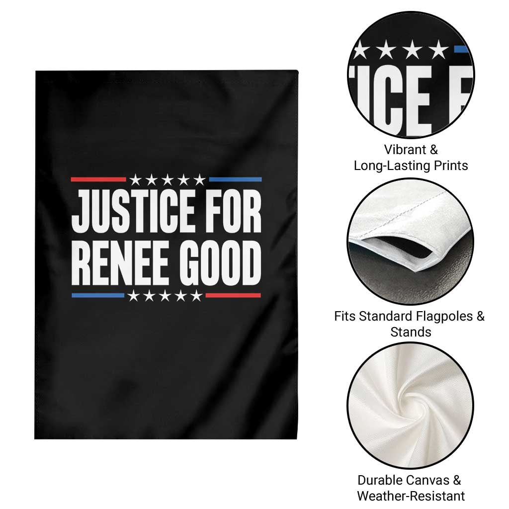 Justice for Renee Good Patriotic Garden Flag Minneapolis Jan 8 2026 Memorial Tribute TS02 Print Your Wear