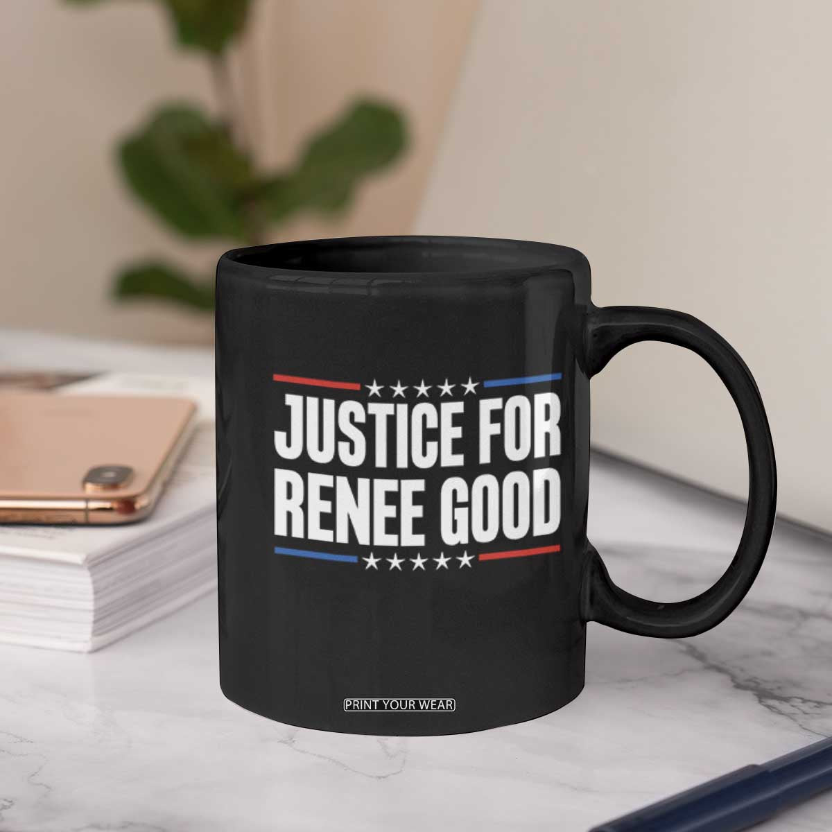 Justice for Renee Good Patriotic Coffee Mug Minneapolis Jan 8 2026 Memorial Tribute TS02 Print Your Wear