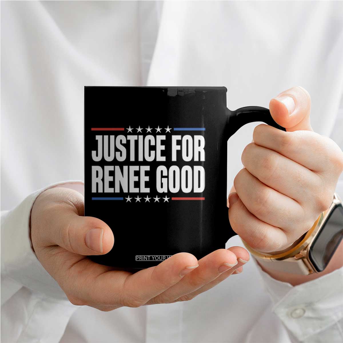 Justice for Renee Good Patriotic Coffee Mug Minneapolis Jan 8 2026 Memorial Tribute TS02 Print Your Wear