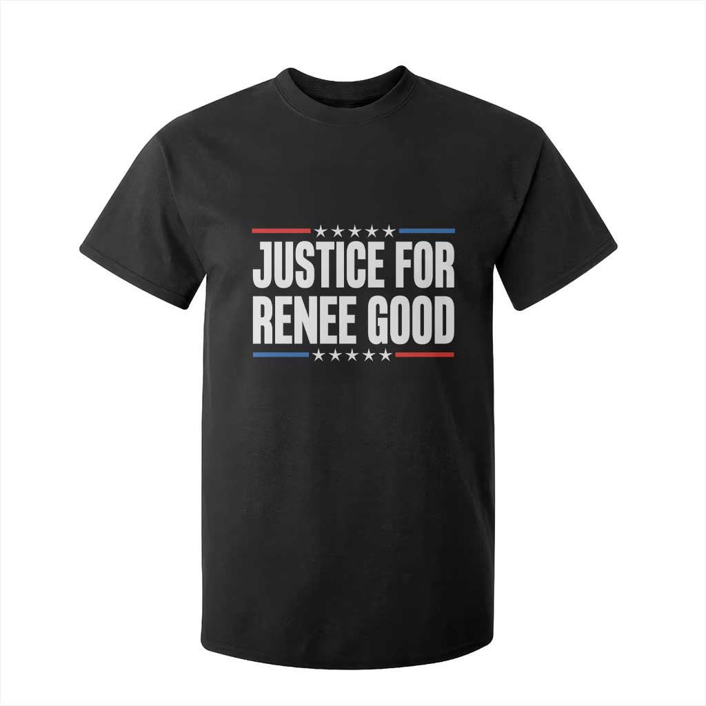 Justice for Renee Good Patriotic T Shirt For Kid Minneapolis Jan 8 2026 Memorial Tribute TS02 Black Print Your Wear
