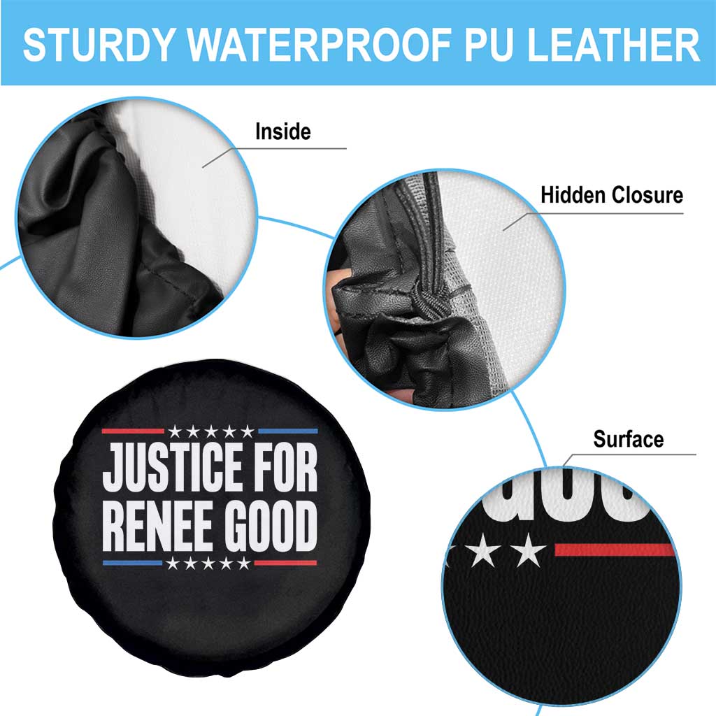Justice for Renee Good Patriotic Spare Tire Cover Minneapolis Jan 8 2026 Memorial Tribute TS02 Print Your Wear