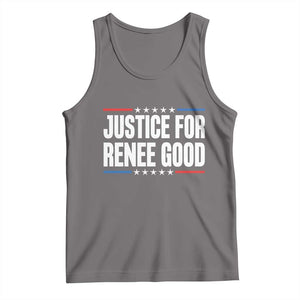 Justice for Renee Good Patriotic Tank Top Minneapolis Jan 8 2026 Memorial Tribute TS02 Deep Heather Print Your Wear