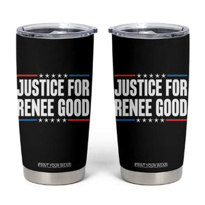 Justice for Renee Good Patriotic Tumbler Cup Minneapolis Jan 8 2026 Memorial Tribute TS02 Black Print Your Wear