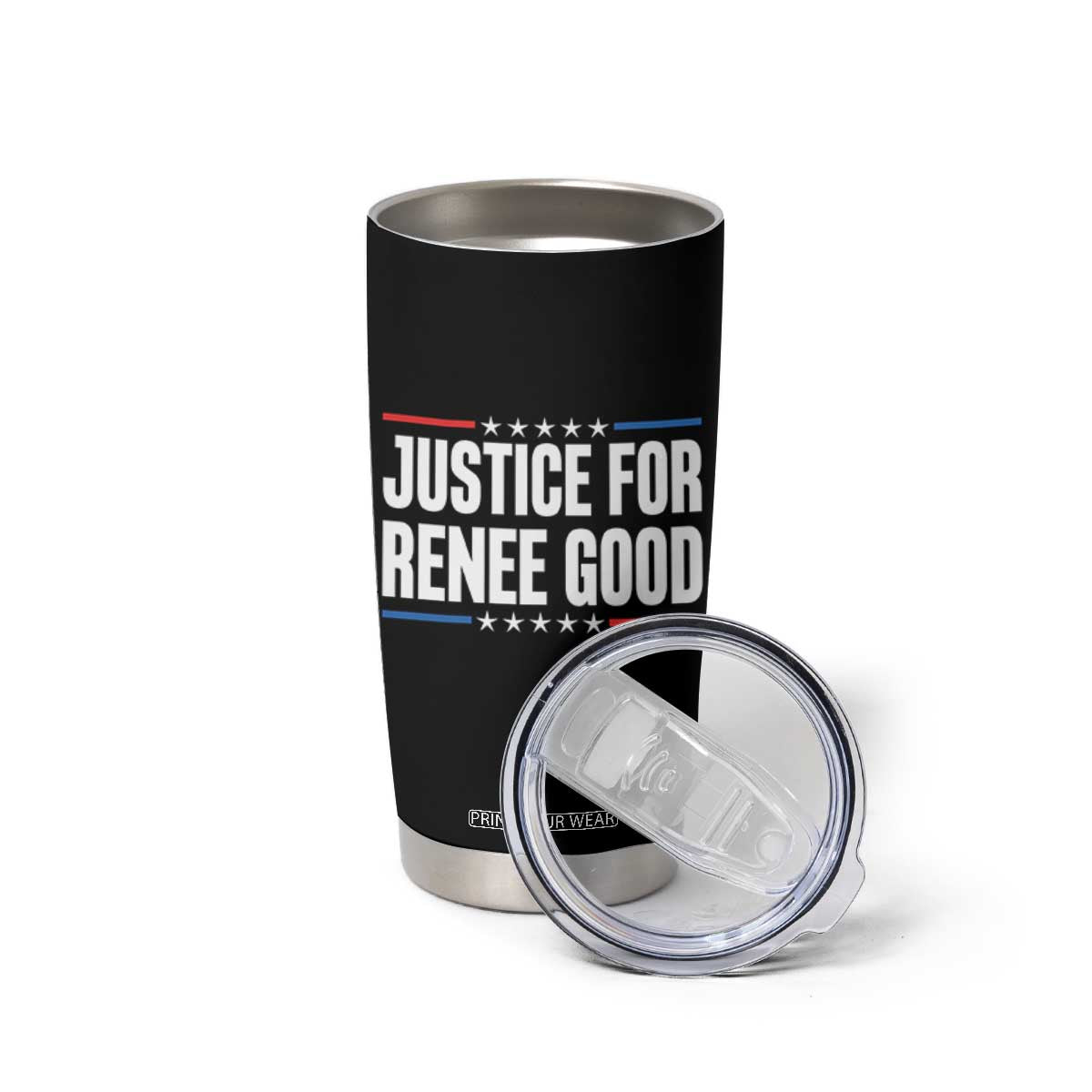 Justice for Renee Good Patriotic Tumbler Cup Minneapolis Jan 8 2026 Memorial Tribute TS02 Print Your Wear