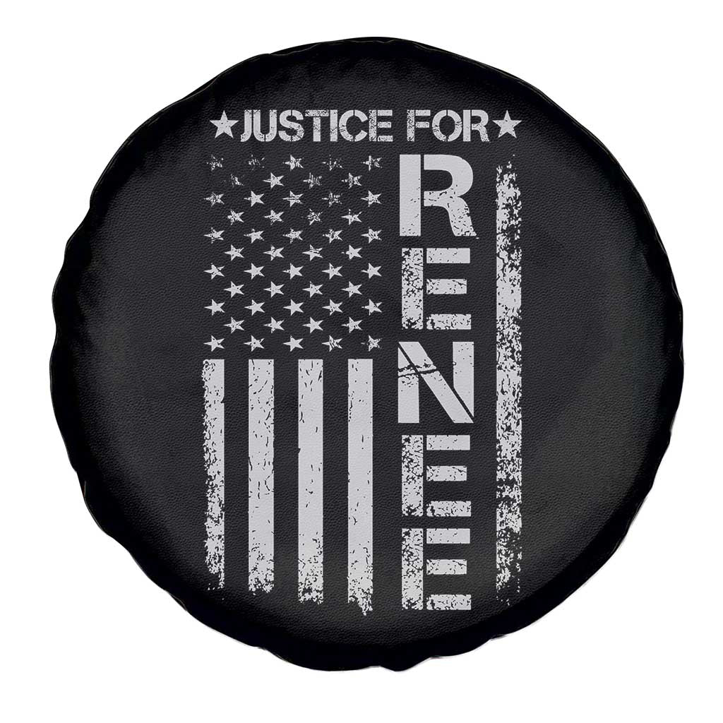 Justice for Renee American Flag Spare Tire Cover Minneapolis Jan 8 2026 Memorial Tribute TS02 Print Your Wear