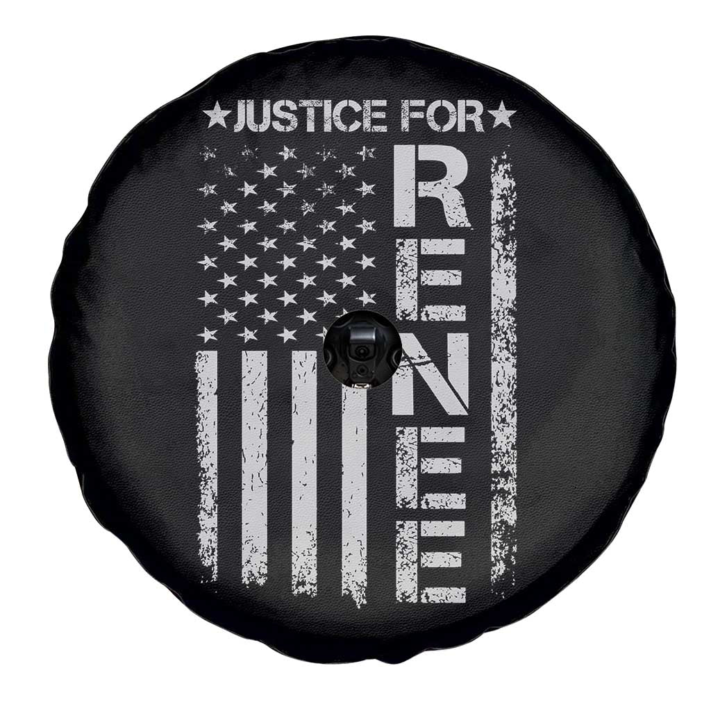 Justice for Renee American Flag Spare Tire Cover Minneapolis Jan 8 2026 Memorial Tribute TS02 Print Your Wear