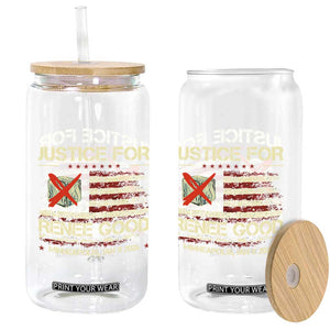 Justice for Renee Good Glass Can Minneapolis Jan 8 2026 American Flag Stop Ice TS02 Print Your Wear