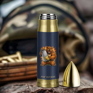 Angry Bear Grating Cheese Grater Hater Fierce Graphic Bullet Tumbler TS02 Print Your Wear