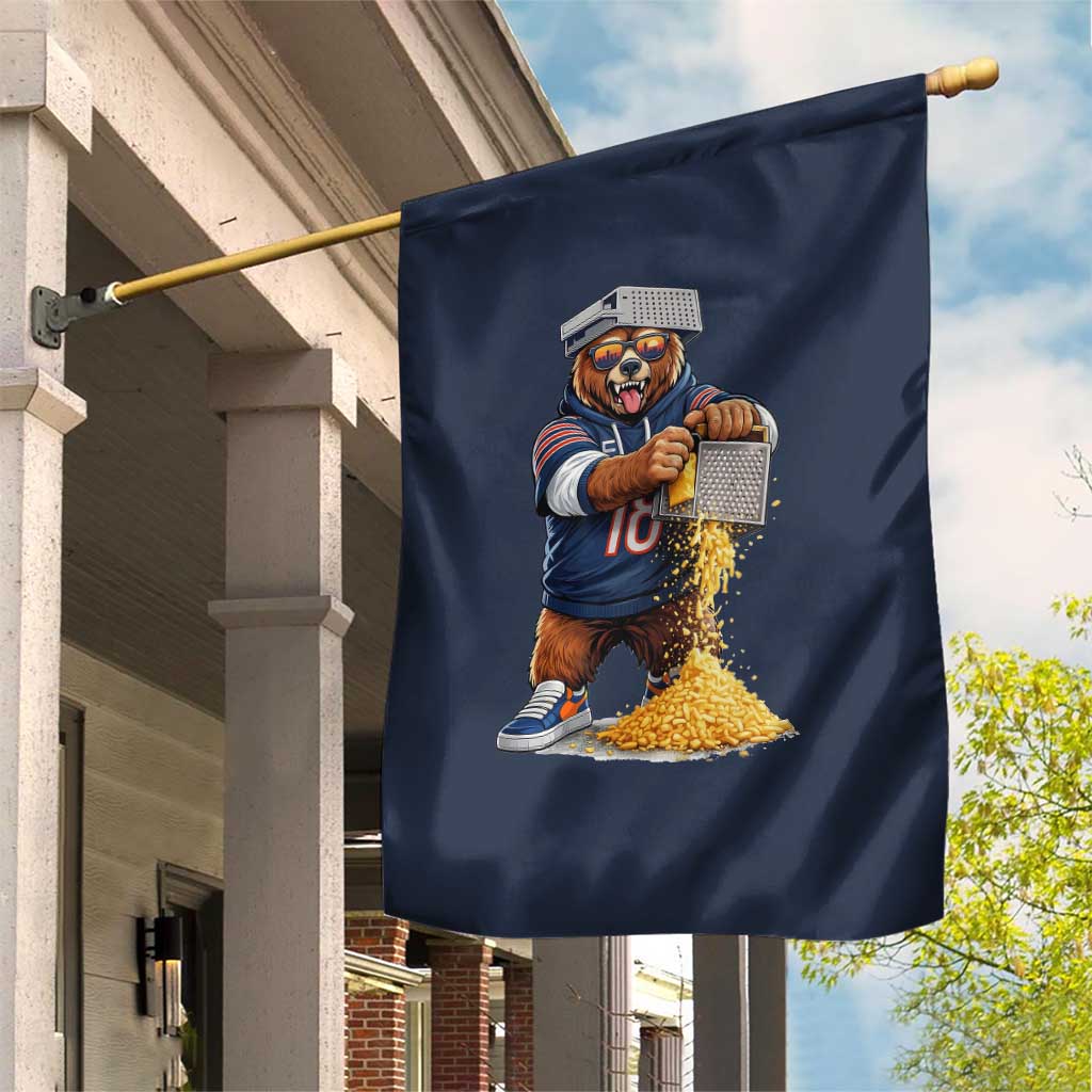 Savage Bear Grating Cheese Graphic Garden Flag Funny Rivalry Football Fans TS02 Print Your Wear