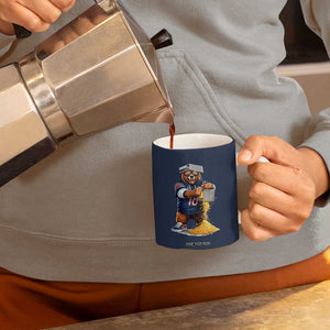 Savage Bear Grating Cheese Graphic Coffee Mug Funny Rivalry Football Fans TS02 Print Your Wear