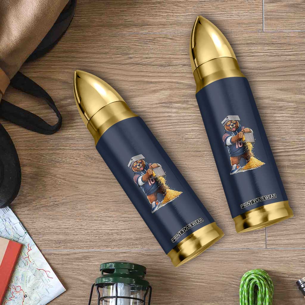 Savage Bear Grating Cheese Graphic Bullet Tumbler Funny Rivalry Football Fans TS02 Print Your Wear