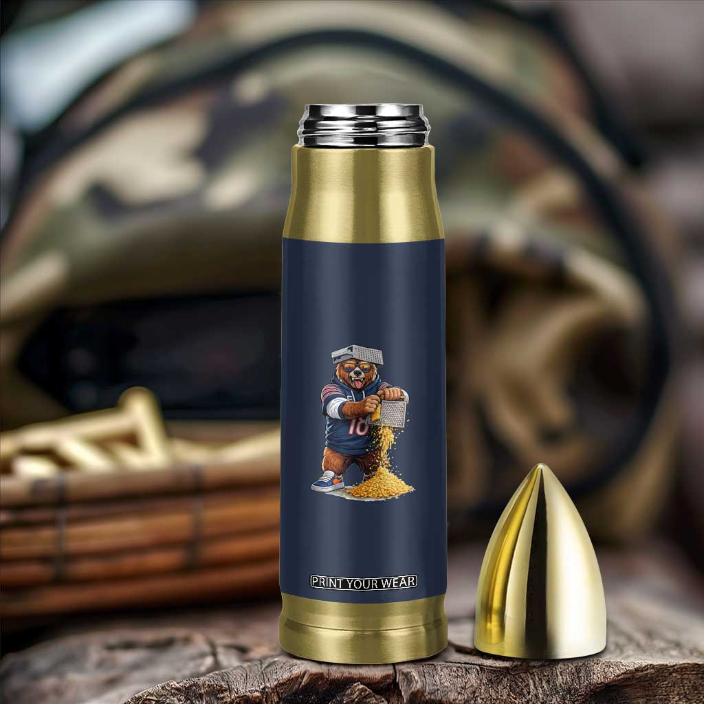 Savage Bear Grating Cheese Graphic Bullet Tumbler Funny Rivalry Football Fans TS02 Print Your Wear