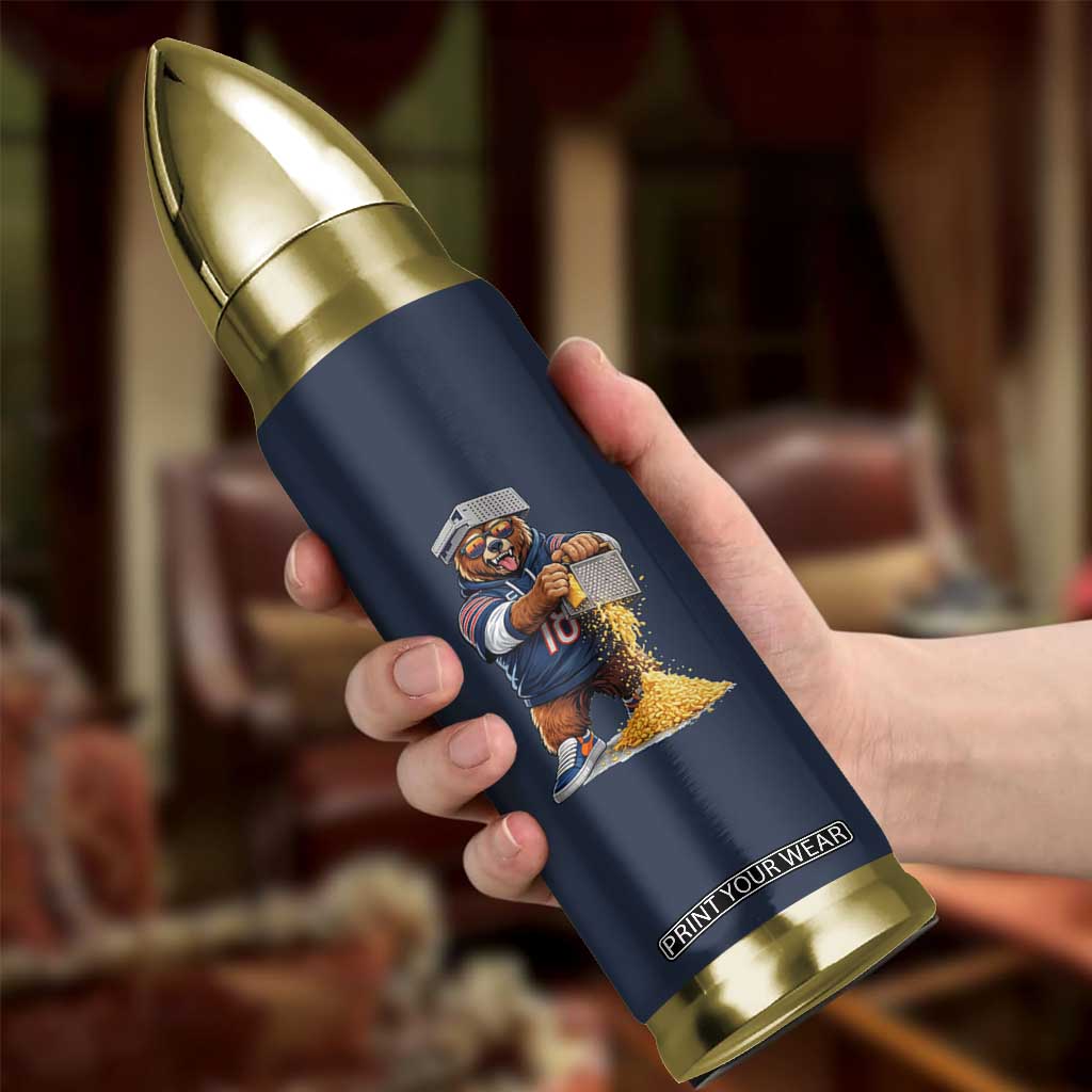 Savage Bear Grating Cheese Graphic Bullet Tumbler Funny Rivalry Football Fans TS02 Print Your Wear