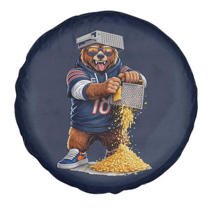 Savage Bear Grating Cheese Graphic Spare Tire Cover Funny Rivalry Football Fans TS02 Print Your Wear