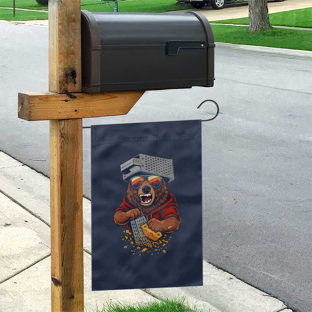 Angry Bear Grating Cheese Garden Flag Grater Rage Crushing for Fierce Football Fans TS02 Print Your Wear