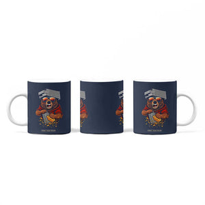 Angry Bear Grating Cheese Coffee Mug Grater Rage Crushing for Fierce Football Fans TS02 Print Your Wear