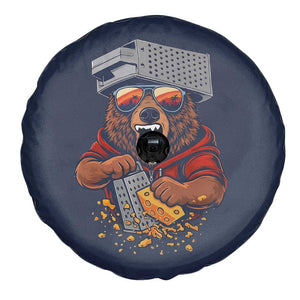Angry Bear Grating Cheese Spare Tire Cover Grater Rage Crushing for Fierce Football Fans TS02 Print Your Wear