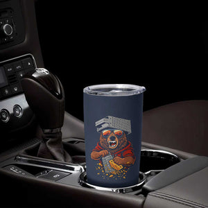 Angry Bear Grating Cheese Tumbler Cup Grater Rage Crushing for Fierce Football Fans TS02 Print Your Wear