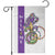 Crawfish & Beads Mardi Gras Welcome Garden Flag Louisiana Party Outdoor Banner TS02 White Print Your Wear