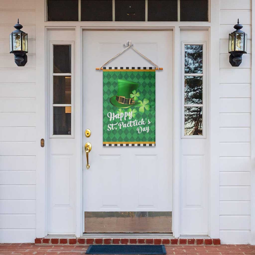 Green Leprechaun Hat Garden Flag St. Patricks Day Outdoor Decor TS02 Print Your Wear