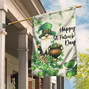 St. Patricks Day Gnome Garden Flag Lucky Clover Decor TS02 Print Your Wear