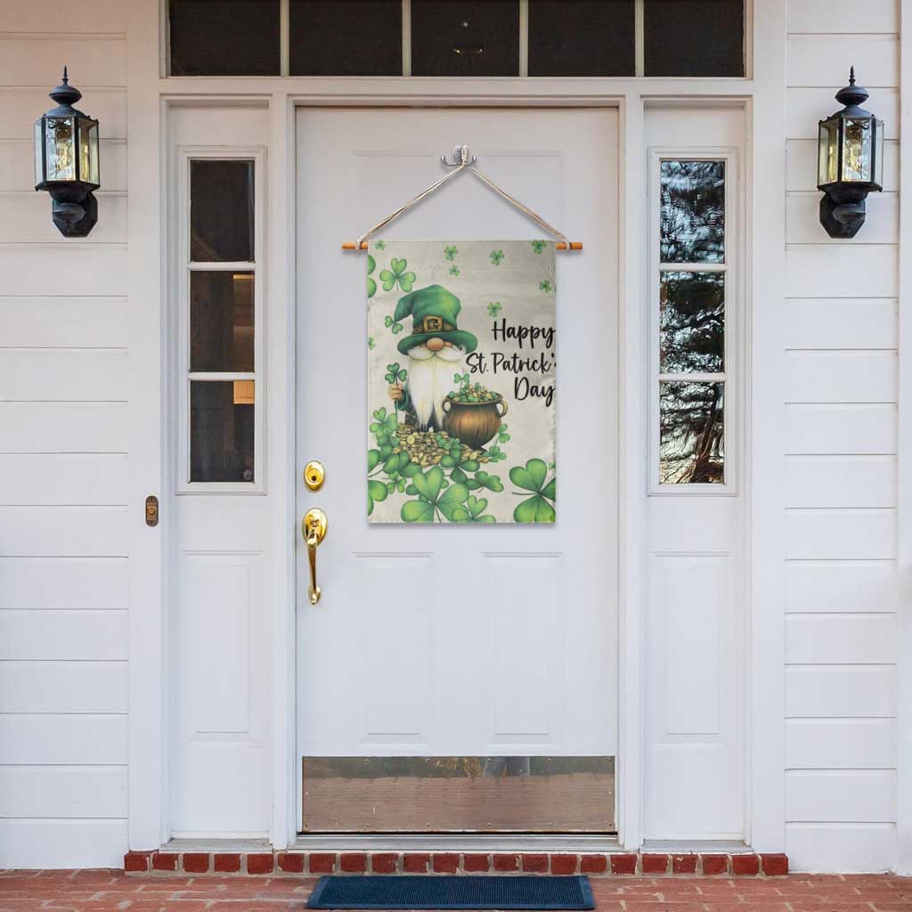 St. Patricks Day Gnome Garden Flag Lucky Clover Decor TS02 Print Your Wear