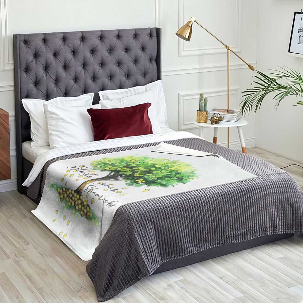 Shake Your Shamrocks Tree Throw Blanket Irish Lucky Happy St Patricks Day TS02 Print Your Wear