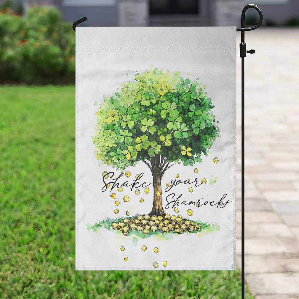 Shake Your Shamrocks Tree Garden Flag Irish Lucky Happy St Patricks Day TS02 Print Your Wear