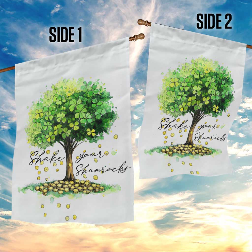 Shake Your Shamrocks Tree Garden Flag Irish Lucky Happy St Patricks Day TS02 Print Your Wear