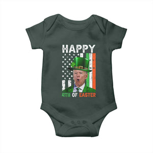 Funny Biden St Patricks Day Baby Onesie Happy 4th Of Easter American Irish Flag Shamrock TS02 Print Your Wear