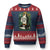 Funny Penguin Resist Ugly Christmas Sweater No Tarriffs Activism Graphic TS02 Navy Red Print Your Wear