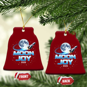 Celestial Moon Joy 2026 Ceramic Ornament Rocket Launch '26 Lunar Mission Celebration TS02 Print Your Wear