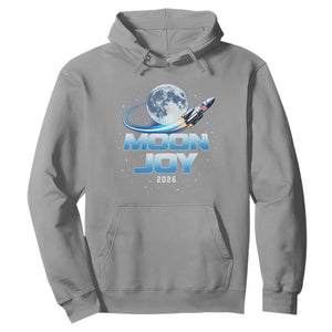 Celestial Moon Joy 2026 Hoodie Rocket Launch '26 Lunar Mission Celebration TS02 Sport Gray Print Your Wear