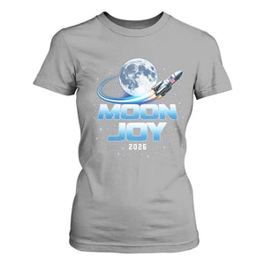 Celestial Moon Joy 2026 T Shirt For Women Rocket Launch '26 Lunar Mission Celebration TS02 Sport Gray Print Your Wear