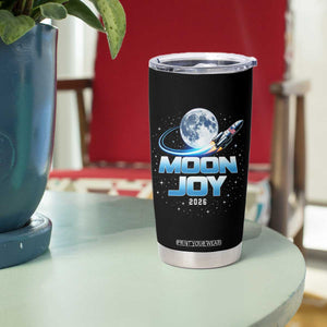 Celestial Moon Joy 2026 Tumbler Cup Rocket Launch '26 Lunar Mission Celebration TS02 Print Your Wear
