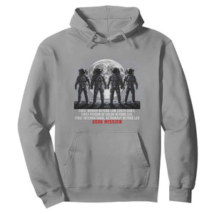 Historic 2026 Lunar Mission Crew Celebration Hoodie Proud To Be Beyond Low Earth Orbit TS02 Sport Gray Print Your Wear