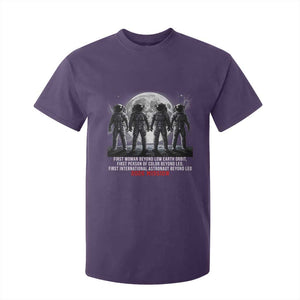 Historic 2026 Lunar Mission Crew Celebration T Shirt For Kid Proud To Be Beyond Low Earth Orbit TS02 Purple Print Your Wear