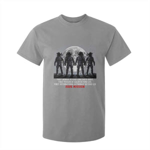 Historic 2026 Lunar Mission Crew Celebration T Shirt For Kid Proud To Be Beyond Low Earth Orbit TS02 Sport Gray Print Your Wear