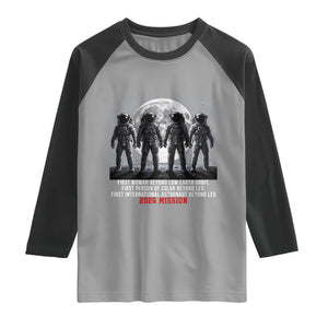 Historic 2026 Lunar Mission Crew Celebration Raglan Shirt Proud To Be Beyond Low Earth Orbit TS02 Sport Gray Black Print Your Wear